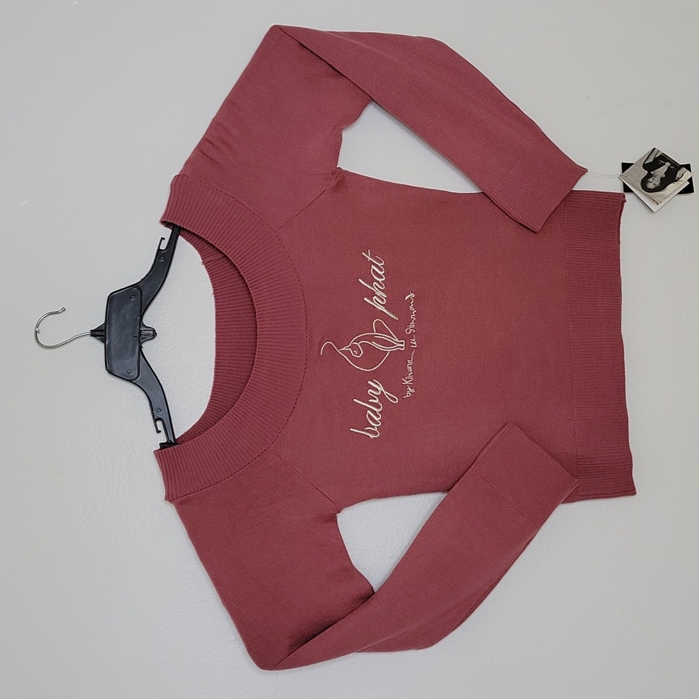 Baby Phat NWT XL Burnt Orange Sweater